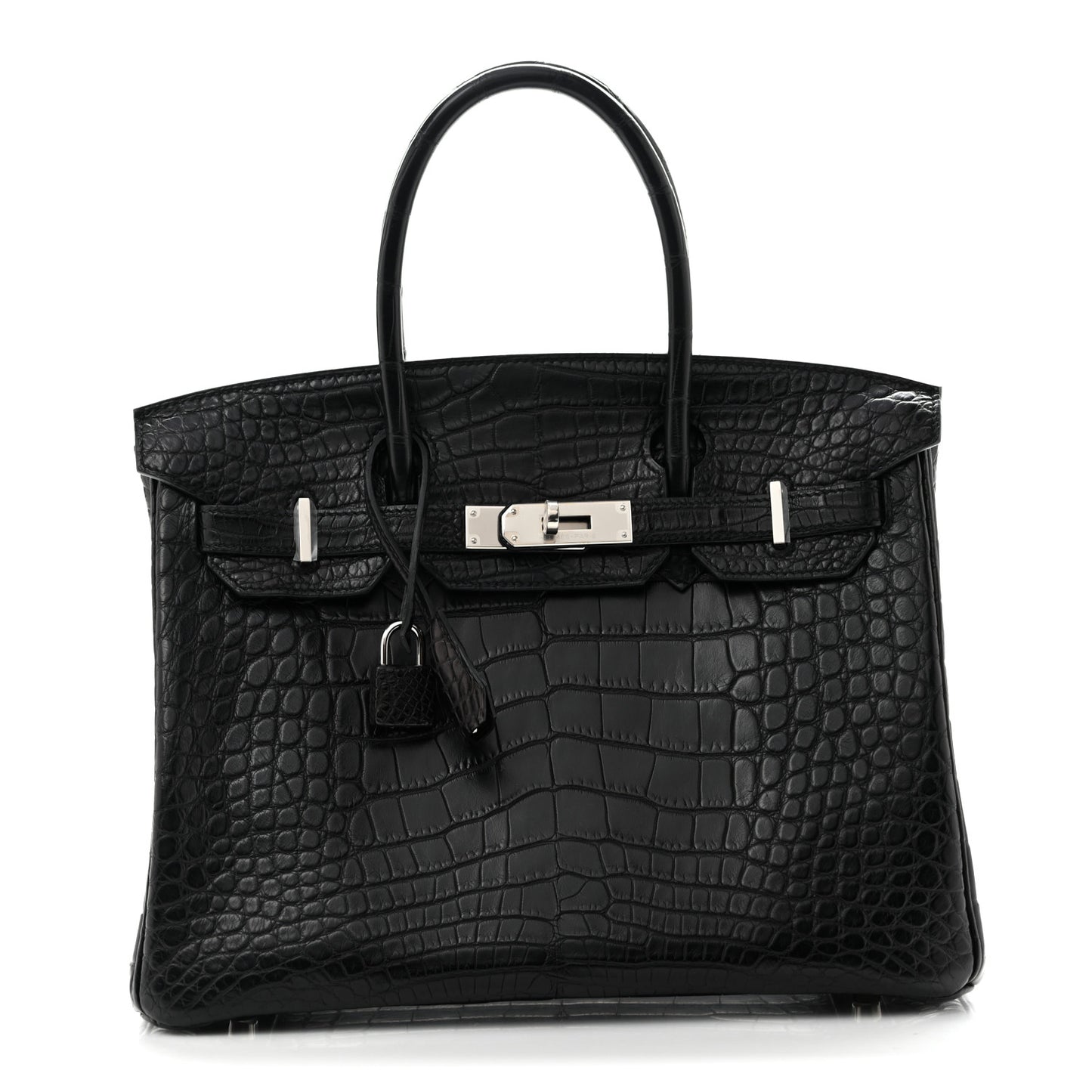Matte Alligator Birkin 30 Black