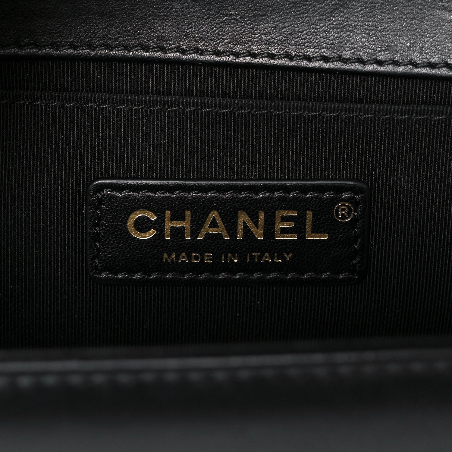 Chanel Lambskin Quilted Medium Boy Flap Black 6 of 17