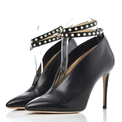 Jimmy Choo Calfskin Lark 65 Ankle Strap Pumps 37.5 Black 3 of 16