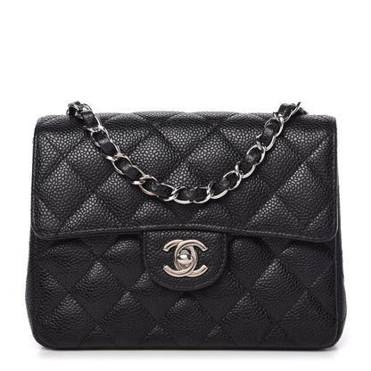 Chanel Caviar Quilted Mini Square Flap Black 1 of 10