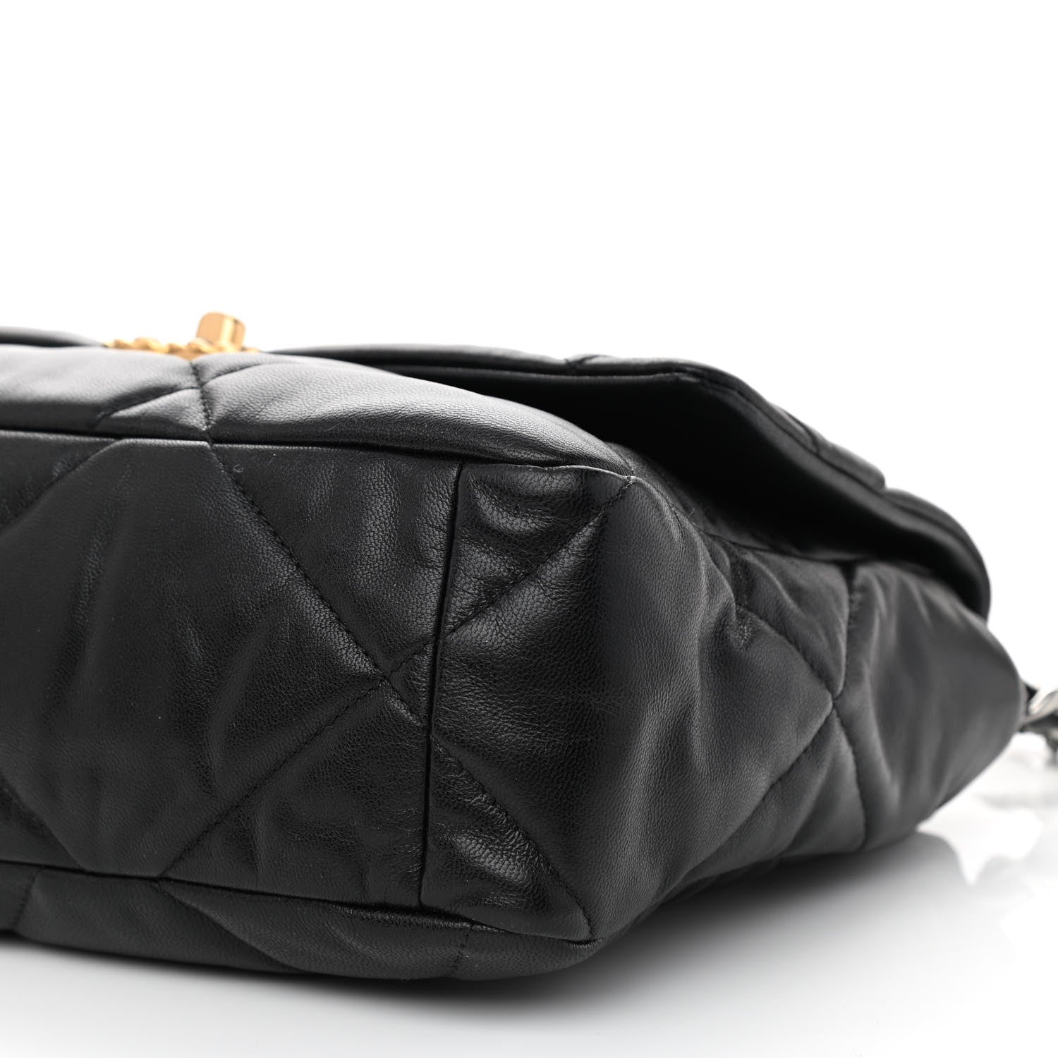 Chanel Lambskin Quilted Large Chanel 19 Flap Black 10 of 10