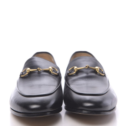 Gucci Calfskin Womens Jordaan Loafers 38.5 Black 2 of 9