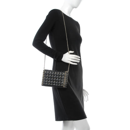 Chanel Lambskin Square Quilted CC Flap Black 2 of 9