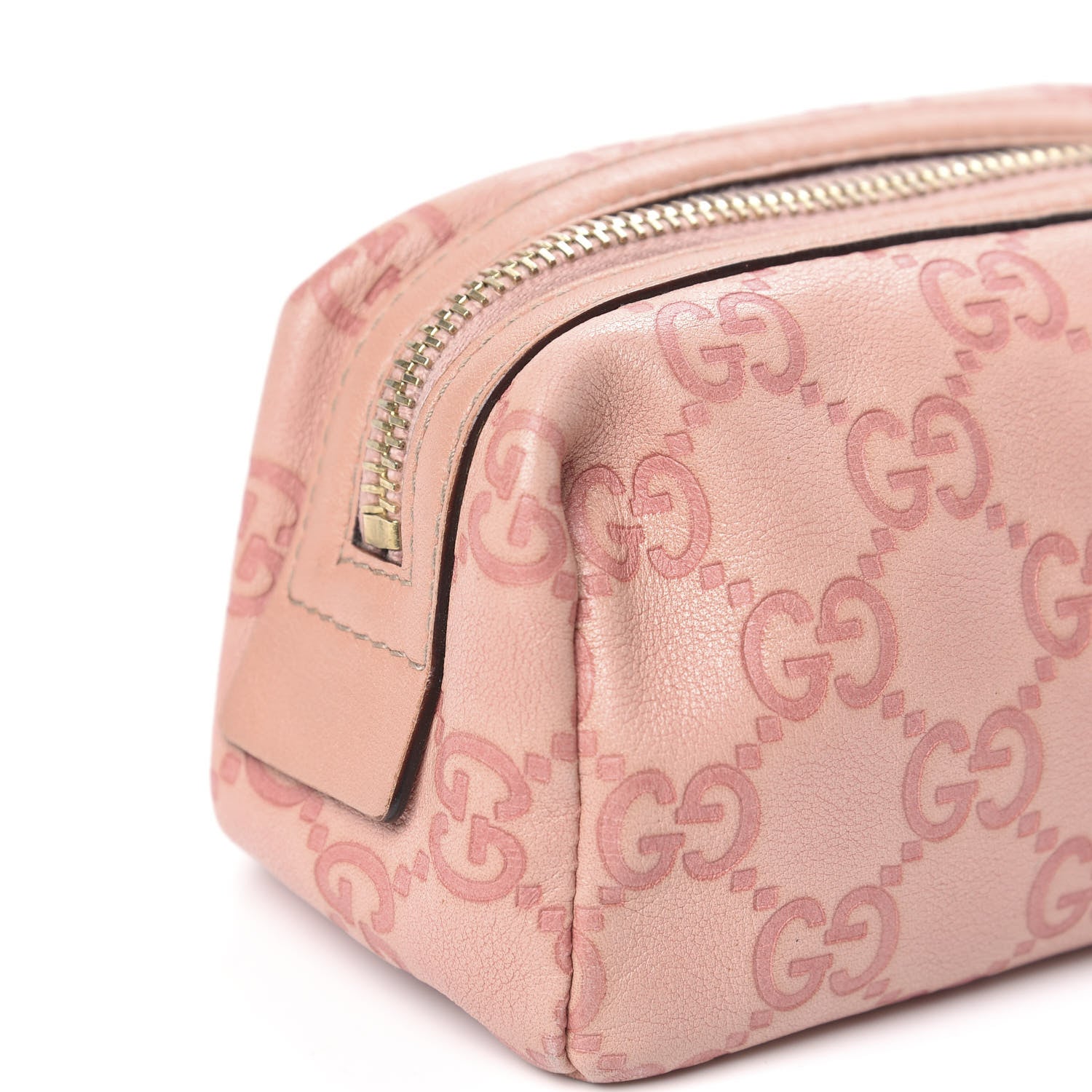 Gucci Guccissima Signature Small Cosmetic Case Peonia Rose 8 of 12