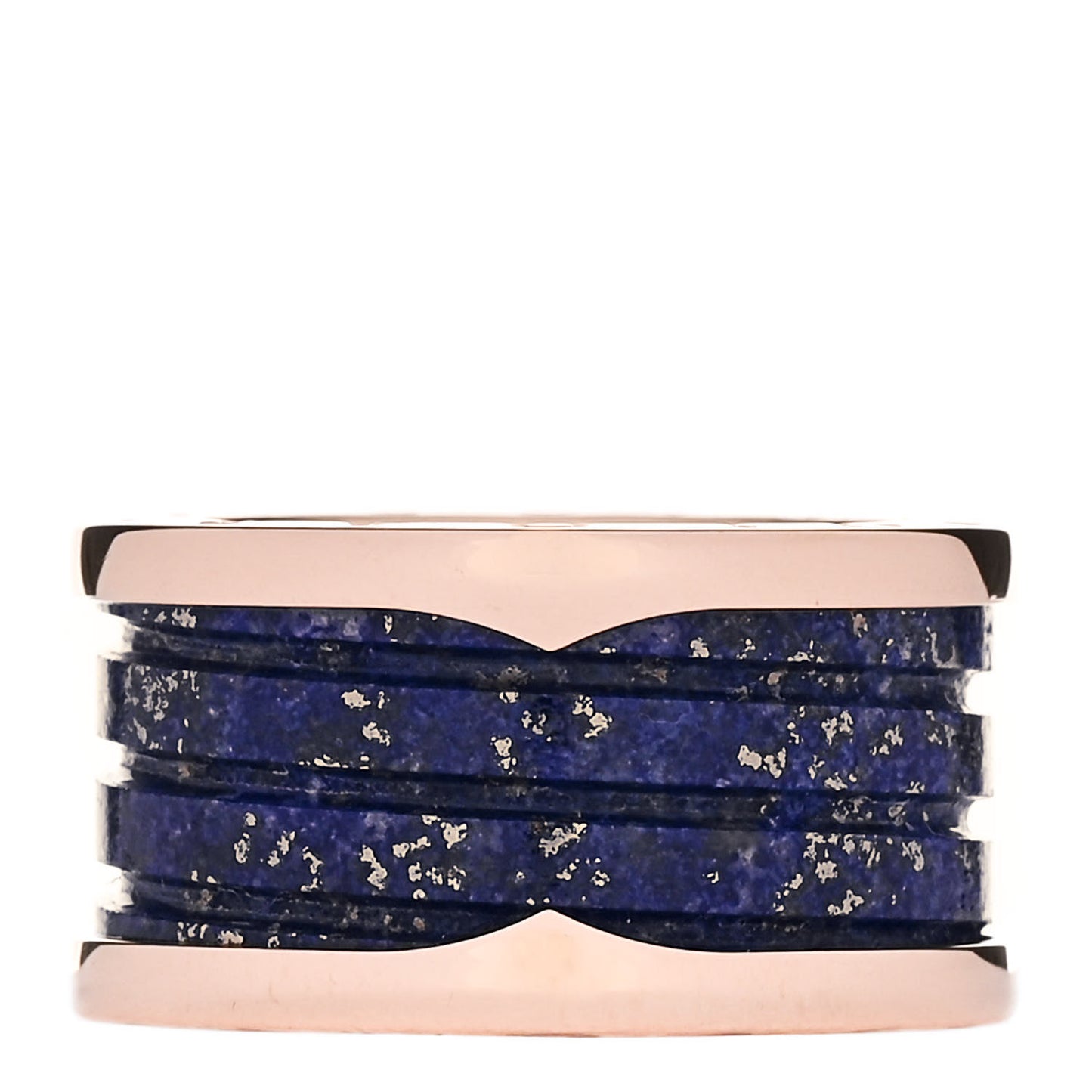 18K Rose Gold Lapis Lazuli B.Zero1 Four-Band Ring 56 7.5