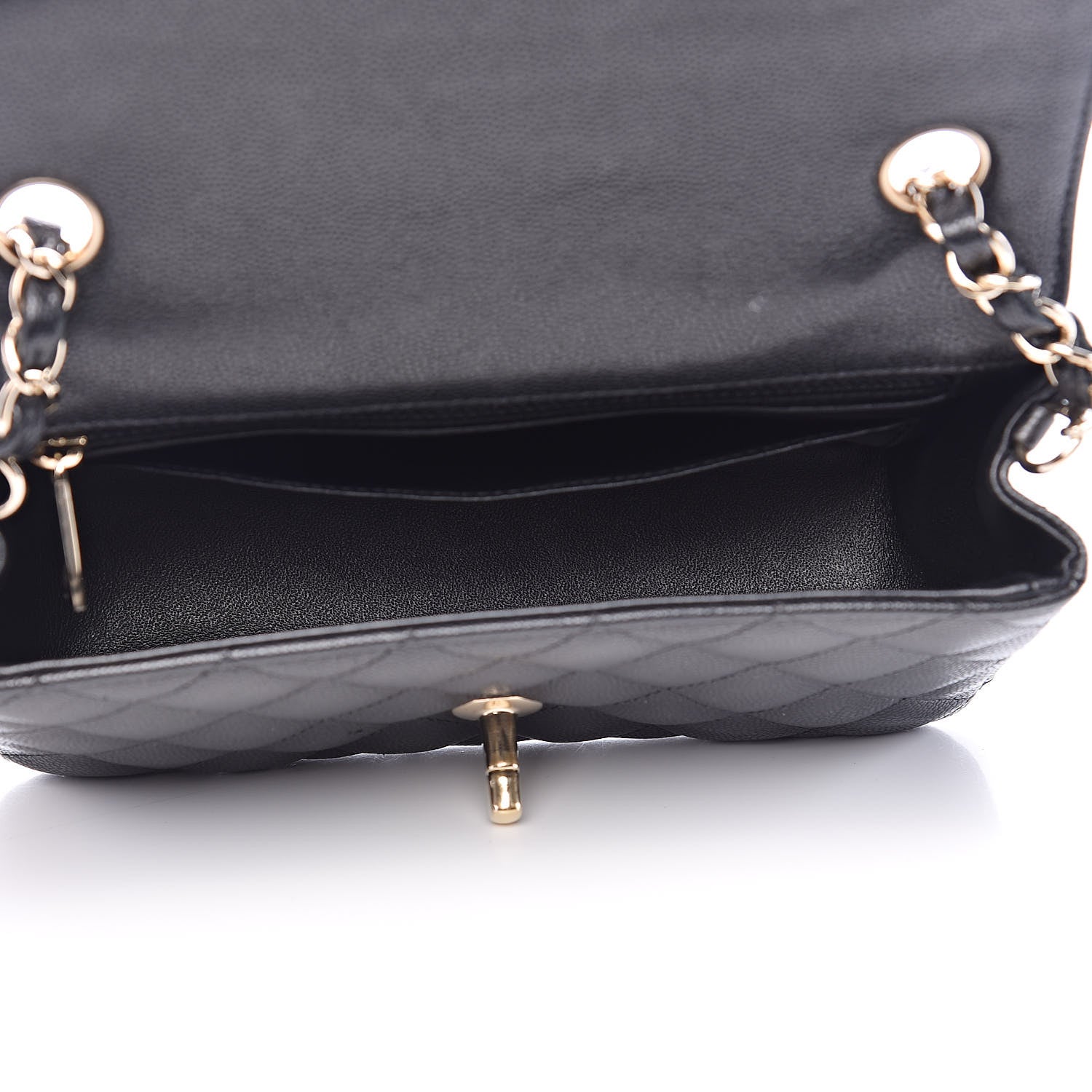 Chanel Caviar Quilted Mini Rectangular Flap Black 5 of 12