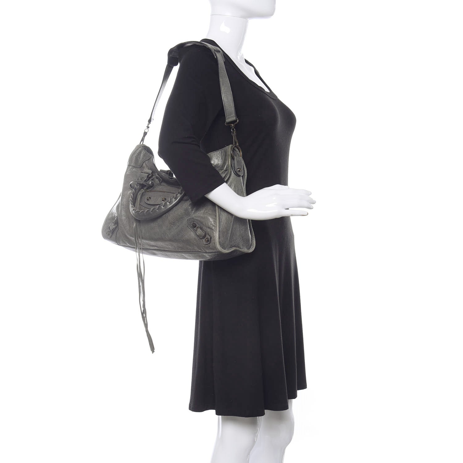 Balenciaga Agneau Classic Hardware City Anthracite 2 of 16