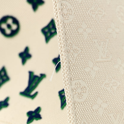 Louis Vuitton Jacquard Embroidered Tufted Monogram Hamptons Onthego GM Blue 10 of 10