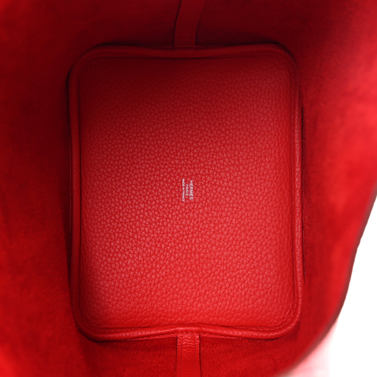 Hermes Taurillon Clemence Picotin Lock 22 MM Rouge de Coeur 5 of 11