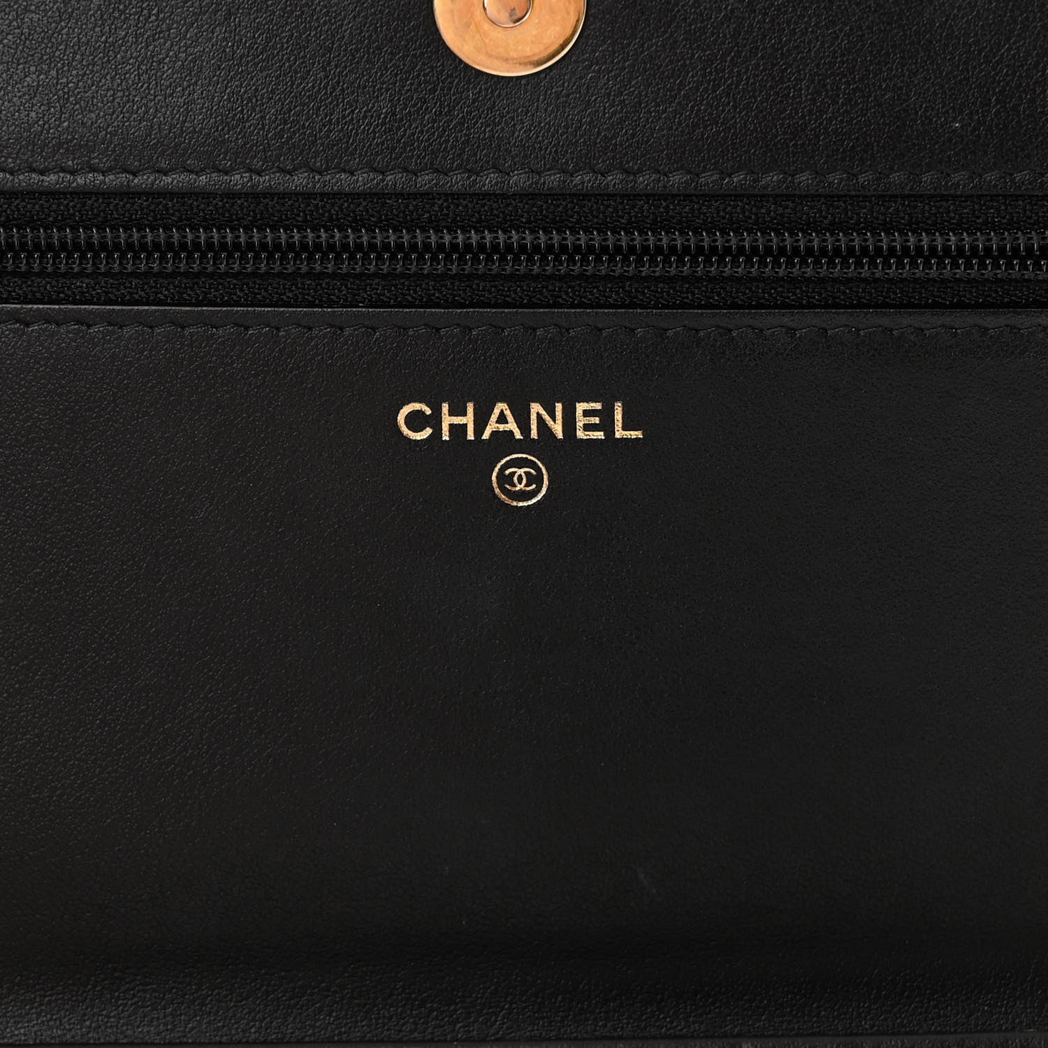Chanel Caviar Quilted Boy Wallet On Chain WOC Black 6 of 14