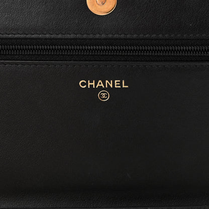 Chanel Caviar Quilted Boy Wallet On Chain WOC Black 6 of 14
