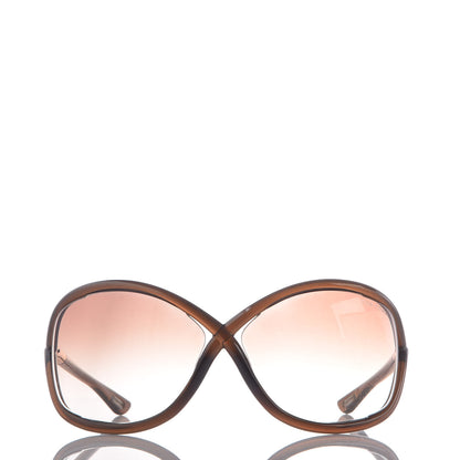 Tom Ford Acetate Whitney Crossover Sunglasses TF9 Brown 2 of 8