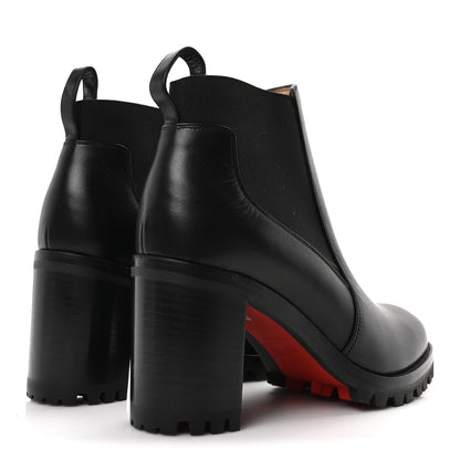 Christian Louboutin Calfskin Marchacroche 70 Chelsea Boots 35 Black 5 of 8