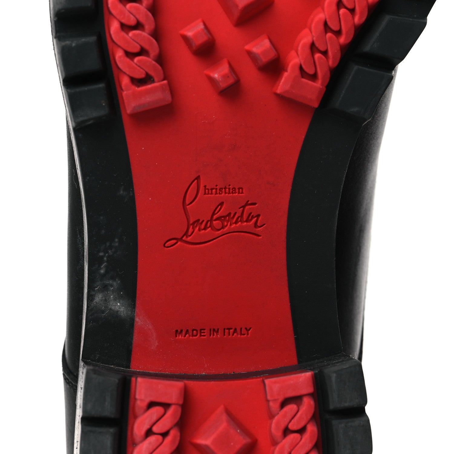 Christian Louboutin Calfskin Mens Trapman Flat Boots 40 Black 6 of 9