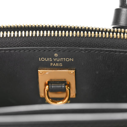 Louis Vuitton Calfskin Monogram Damier Tressage City Steamer PM Black 6 of 10
