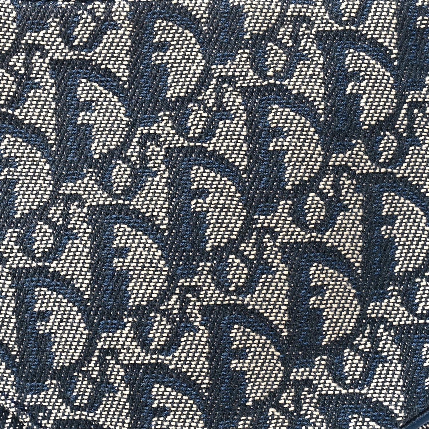 Christian Dior Monogram Mini Saddle Pochette Navy 8 of 10