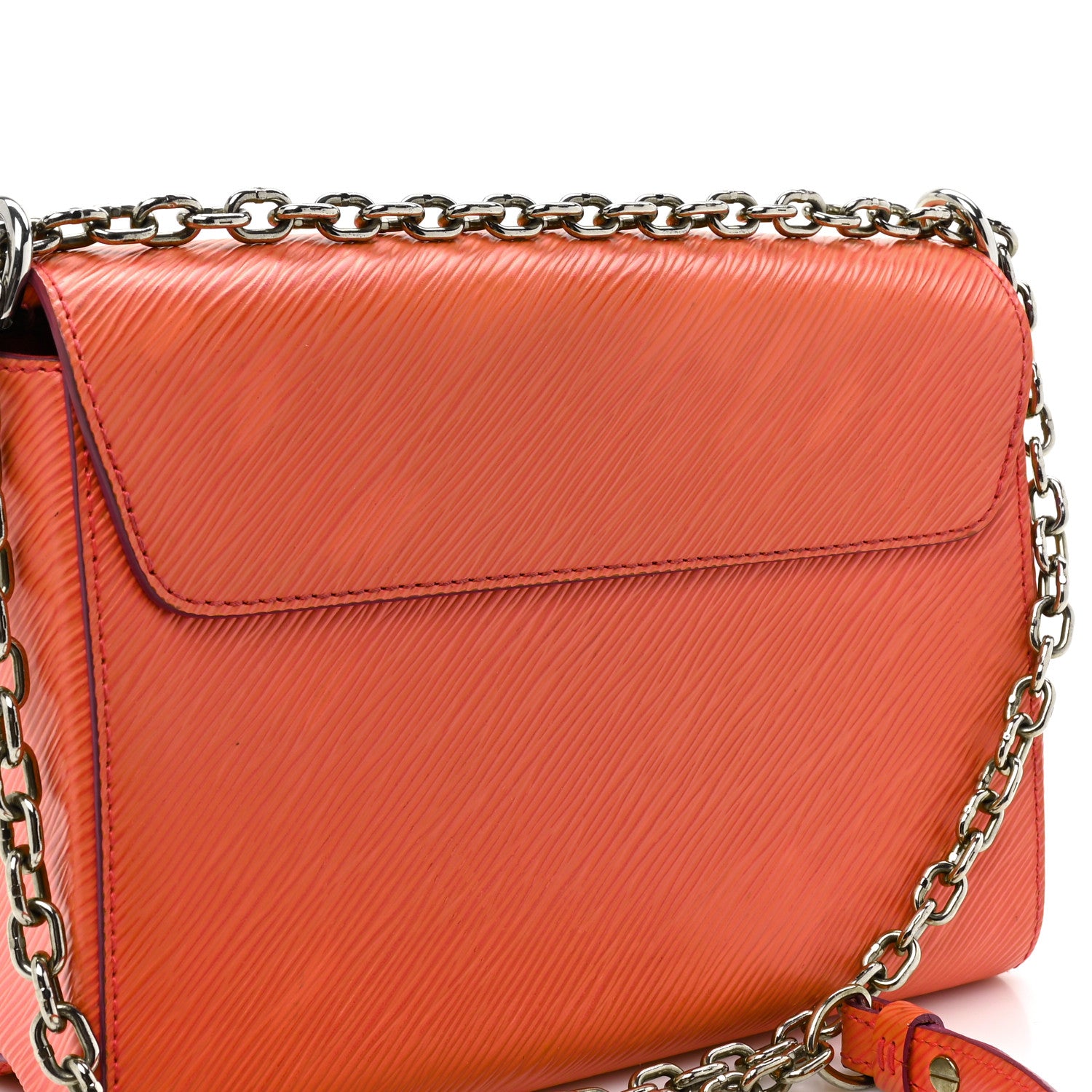 Louis Vuitton Epi Twist Shoulder Bag MM Coral 4 of 21