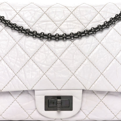 Chanel Aged Calfskin 2.55 Reissue 226 Flap White 8 of 11
