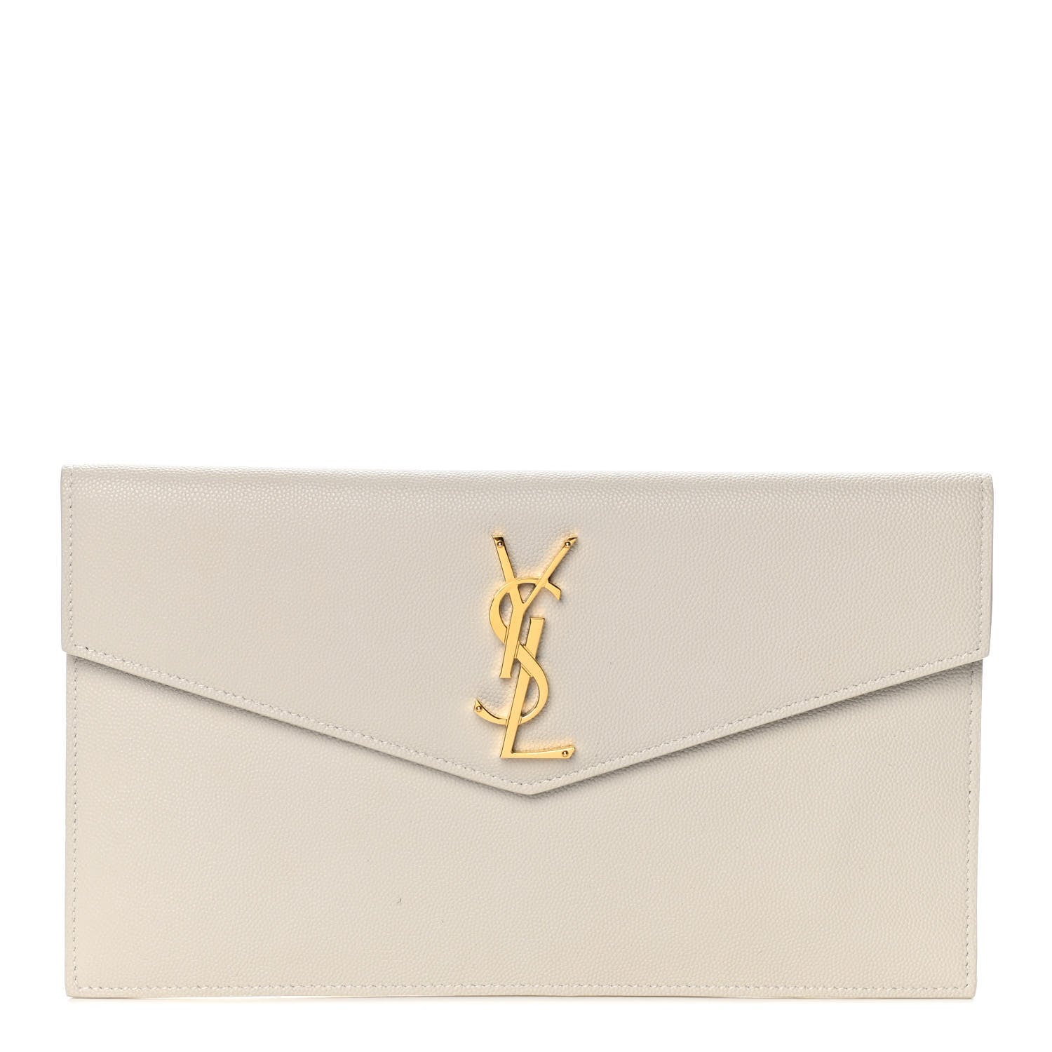 Saint Laurent Grain De Poudre Uptown Pouch Crema Soft 1 of 8