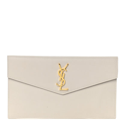 Saint Laurent Grain De Poudre Uptown Pouch Crema Soft 1 of 8