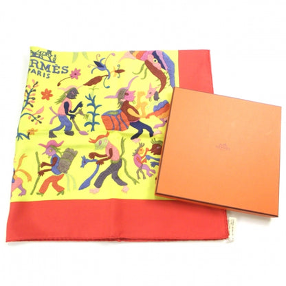 Hermes Silk Din Tini Ya Zue Scarf 90 3 of 5
