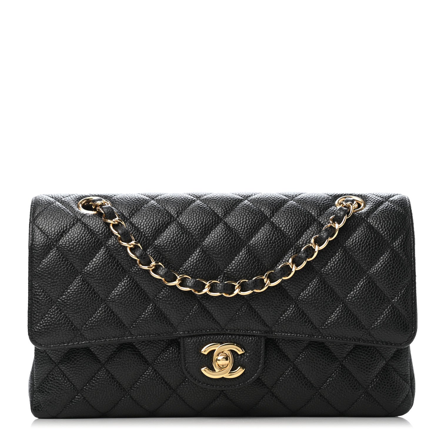 Chanel Caviar Quilted Medium Double Flap Black 1 of 4