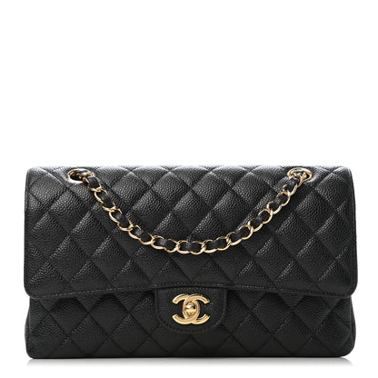 Chanel Caviar Quilted Medium Double Flap Black 1 of 4