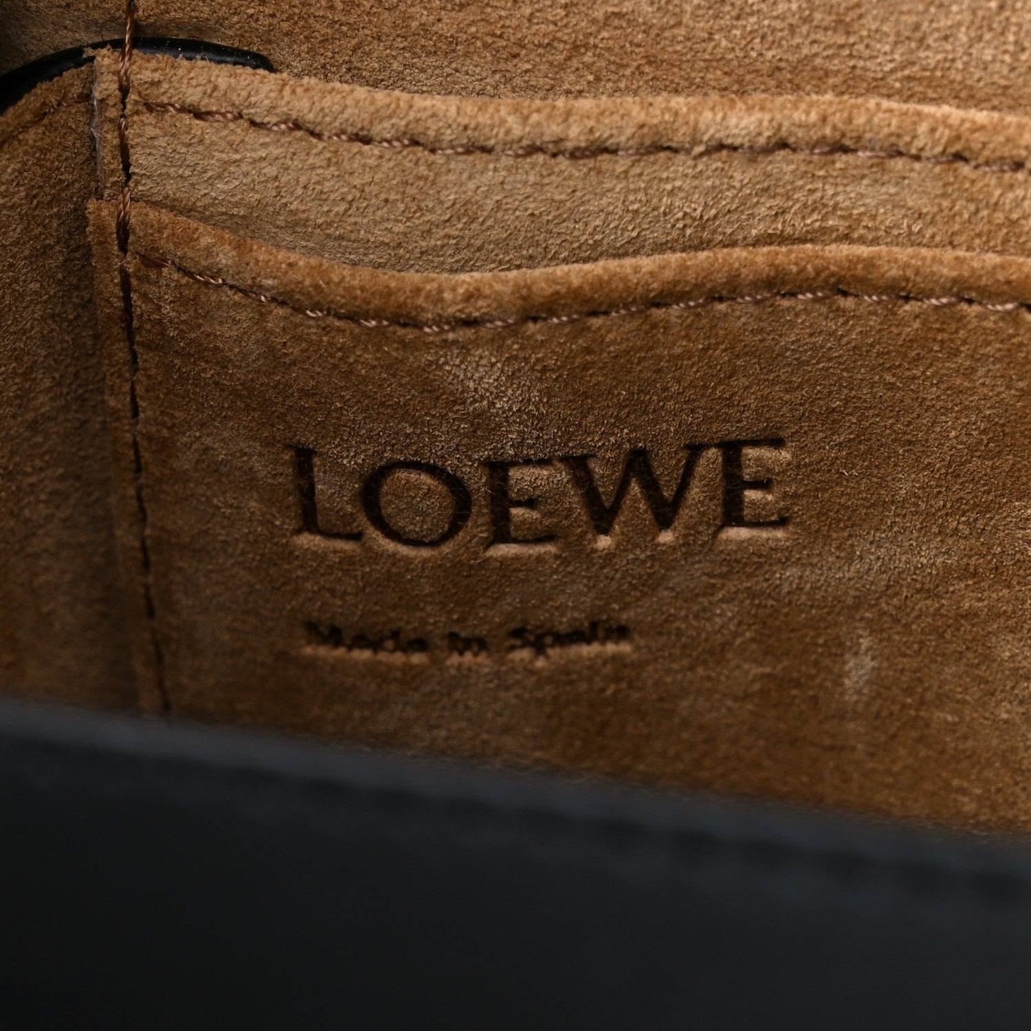 Loewe Calfskin Jacquard Mini Gate Dual Bag Black 6 of 8