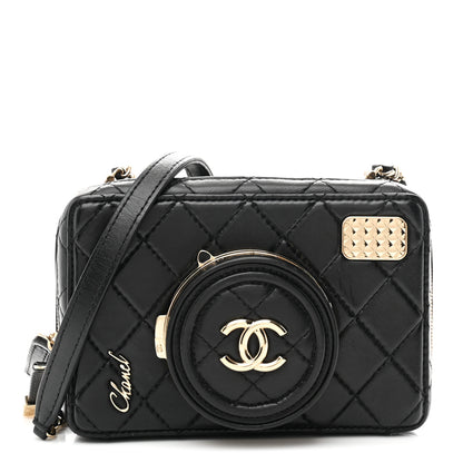 Chanel Lambskin Quilted Coco Click Bag Black 1 of 12