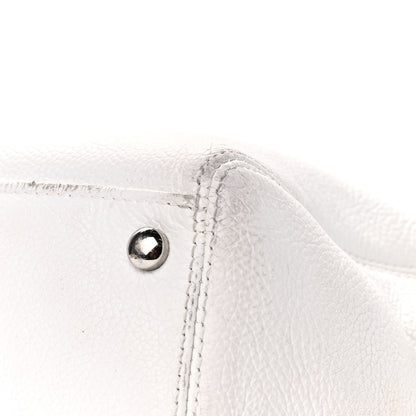 Chanel Calfskin Cerf Executive Shopper Tote White 22 of 24