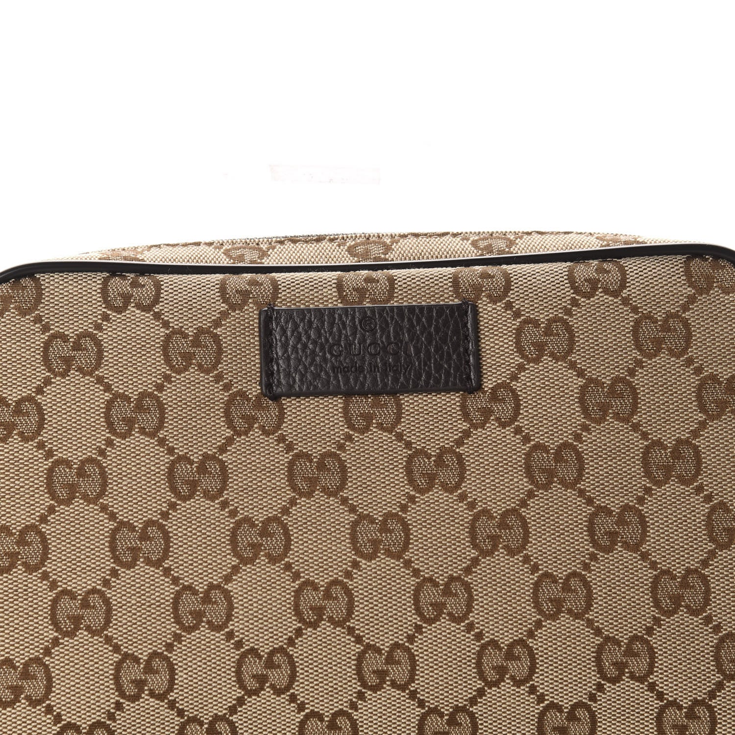 Gucci Monogram Belt Bag Dark Brown 10 of 10