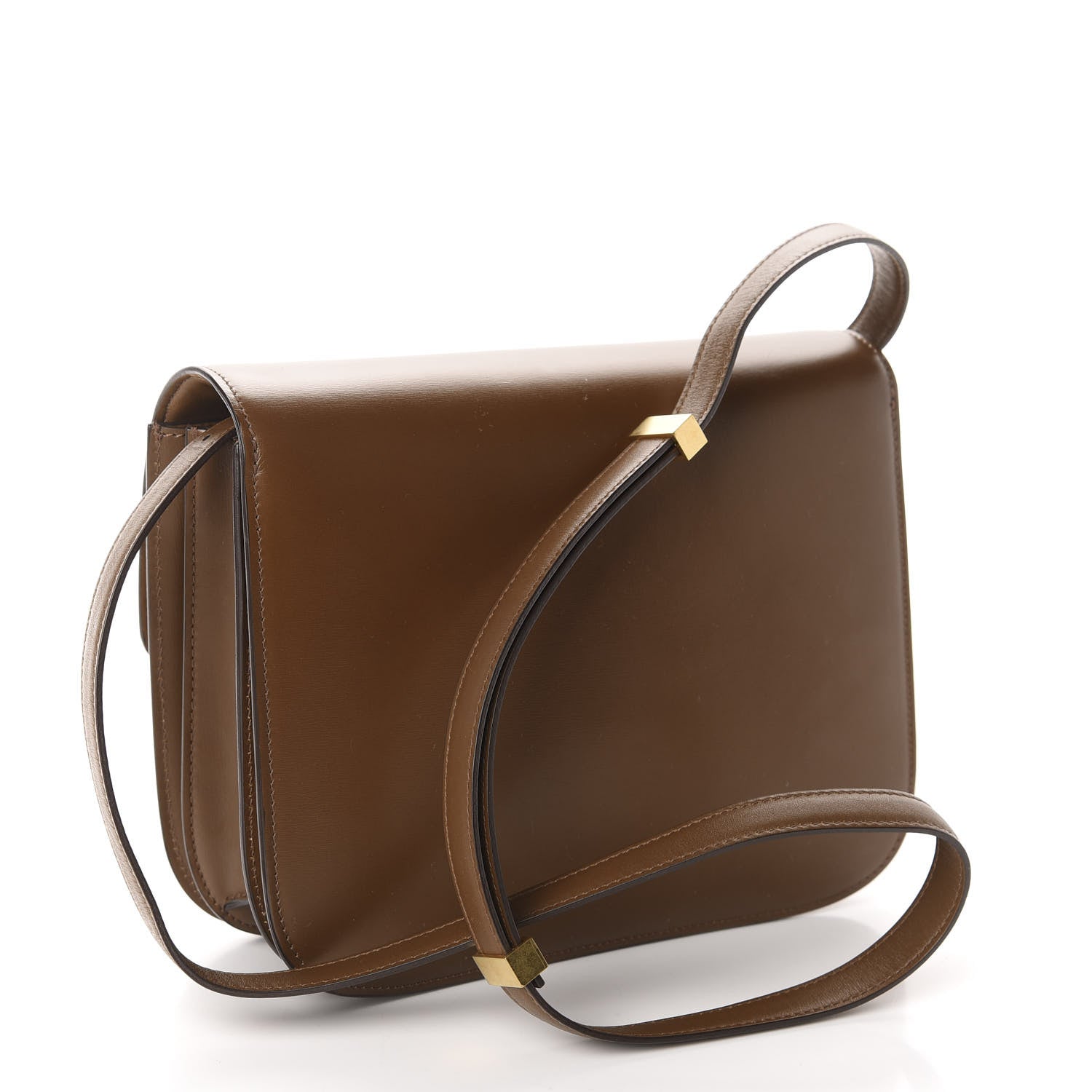 Celine Box Calfskin Medium Classic Box Flap Bag Camel 3 of 11