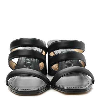 Jimmy Choo Nappa Auna 65 Mule Sandals 41 Black 2 of 8