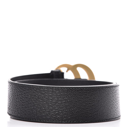 Gucci Textured Calfskin Double G 40mm Belt 85 34 Black 3 of 8