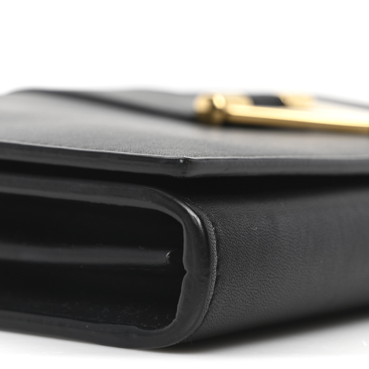 Saint Laurent Calfskin Classic Y Ligne Chain Wallet Black 9 of 10