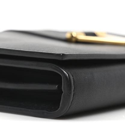 Saint Laurent Calfskin Classic Y Ligne Chain Wallet Black 9 of 10