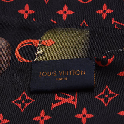 Louis Vuitton Silk Monogram Tribute To Alma BB Bandeau Black 5 of 5
