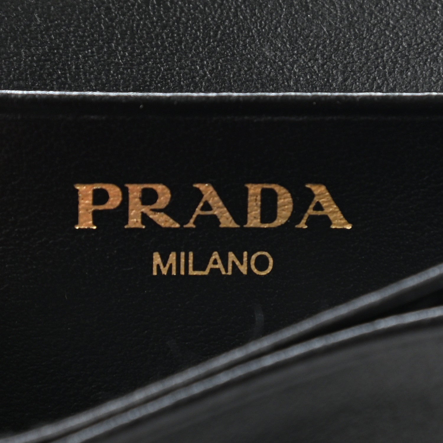 Prada Vitello Move Triangle Logo Card Holder Black 6 of 7