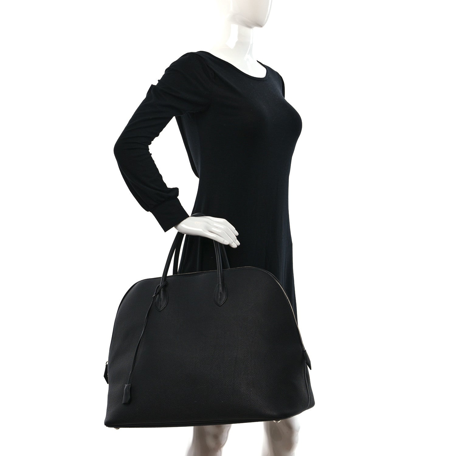 Hermes Togo Bolide 45 Black 2 of 10