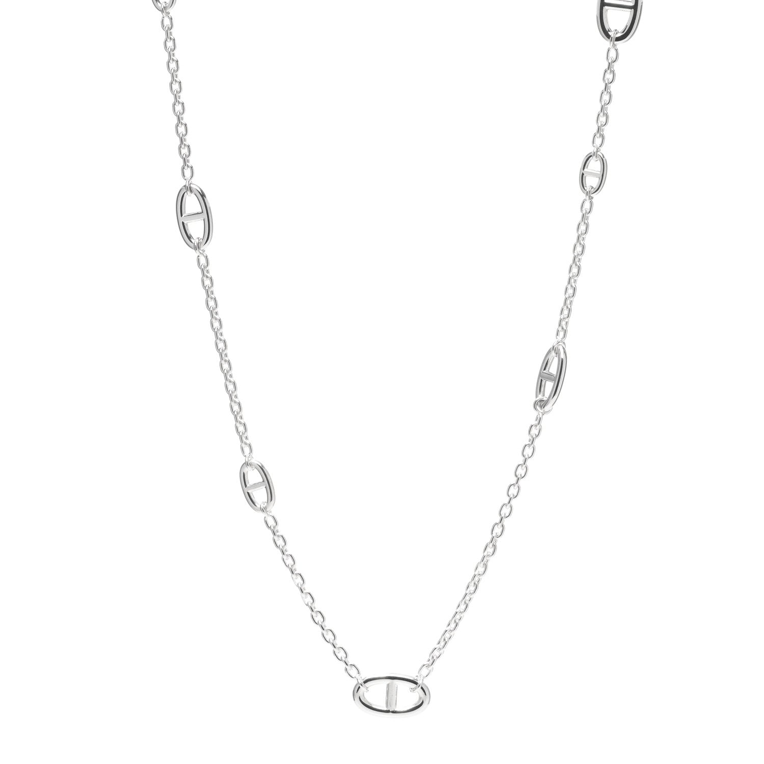 Hermes Sterling Silver Farandole Necklace 80 1 of 4