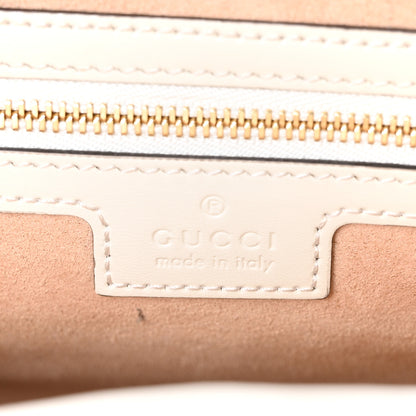 Gucci Boarded Dyana Lux Calfskin Small Jackie 1961 Hobo Mystic White 6 of 10