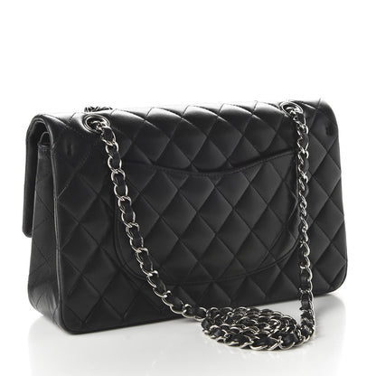 Chanel Lambskin Quilted Medium Double Flap Black 3 of 12