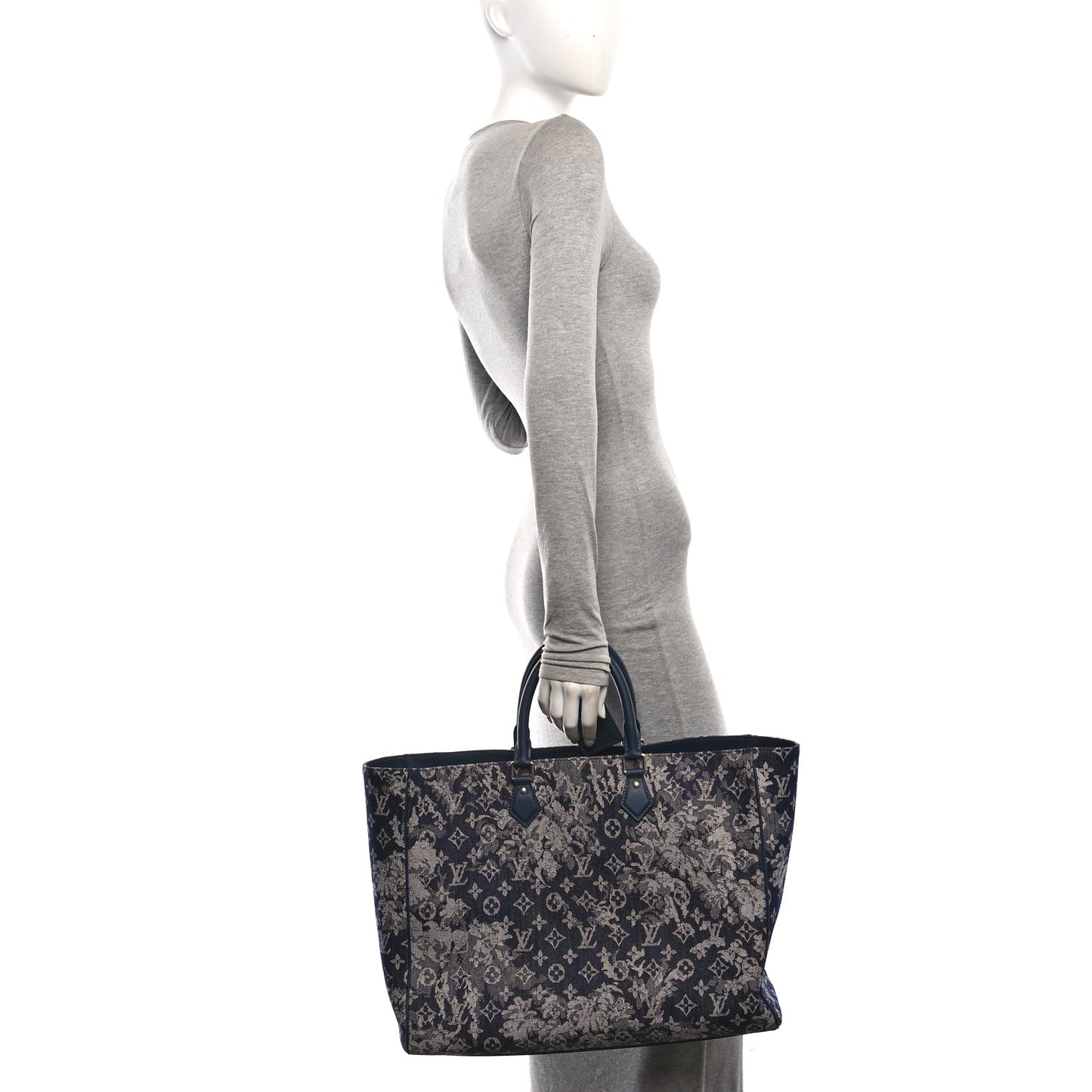 Monogram Tapestry Grand Sac Bleu