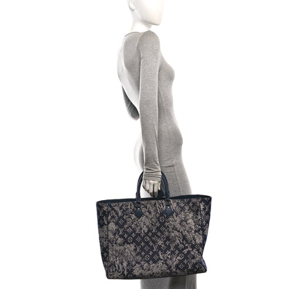 Louis Vuitton Monogram Tapestry Grand Sac Bleu 2 of 10