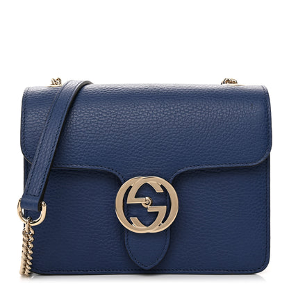 Gucci Dollar Calfskin Small Interlocking G Shoulder Bag Caspian 1 of 9