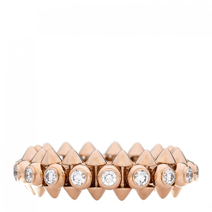 Cartier 18K Pink Gold Diamond Clash De Cartier Ring 49 5 1 of 5
