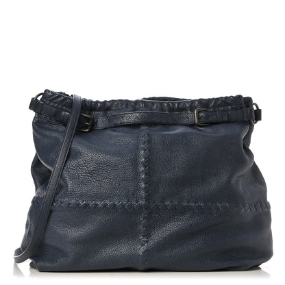 Bottega Veneta Washed Cervo Deerskin Bering Hobo Denim 1 of 9
