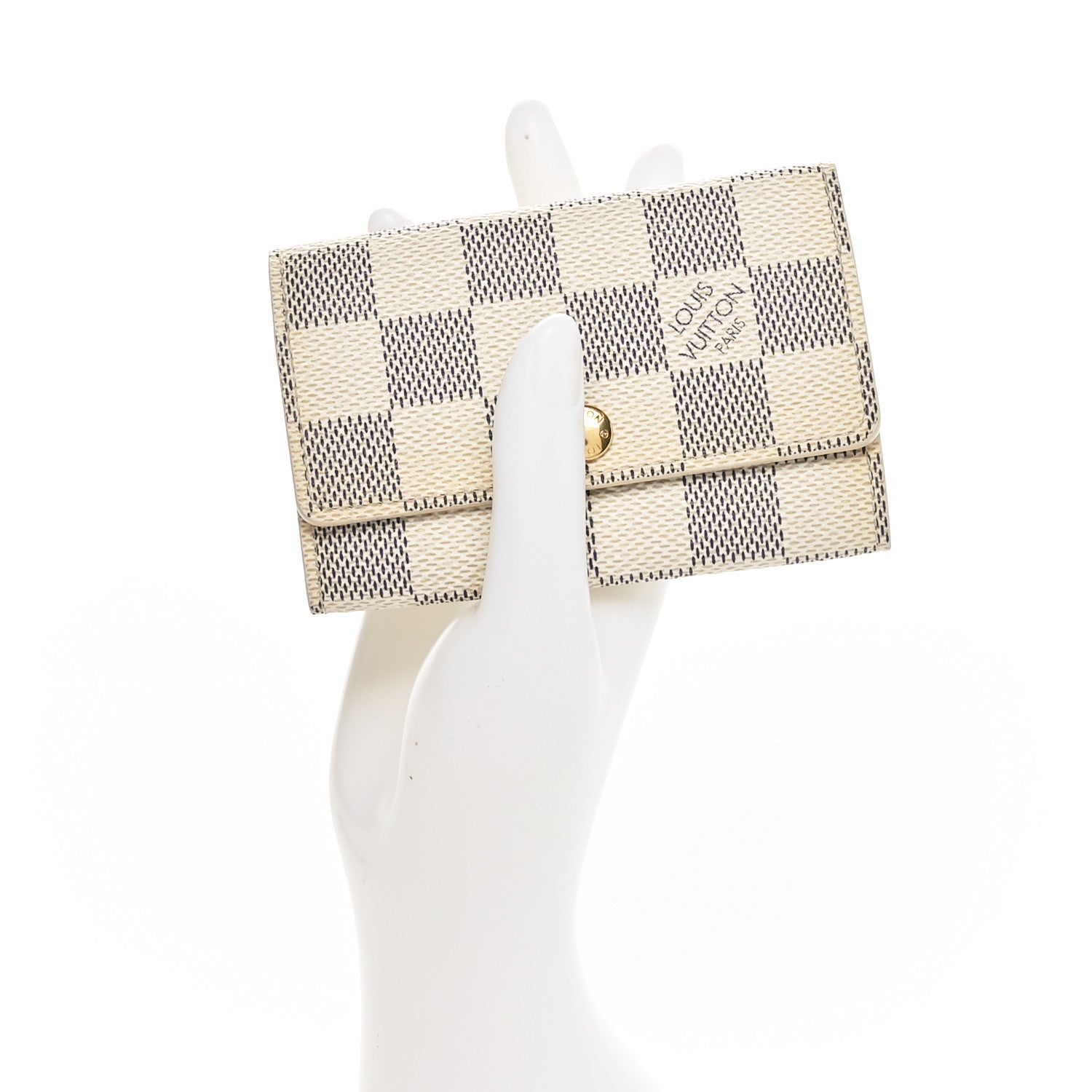 Louis Vuitton Damier Azur Multicles 6 Key Holder 2 of 7