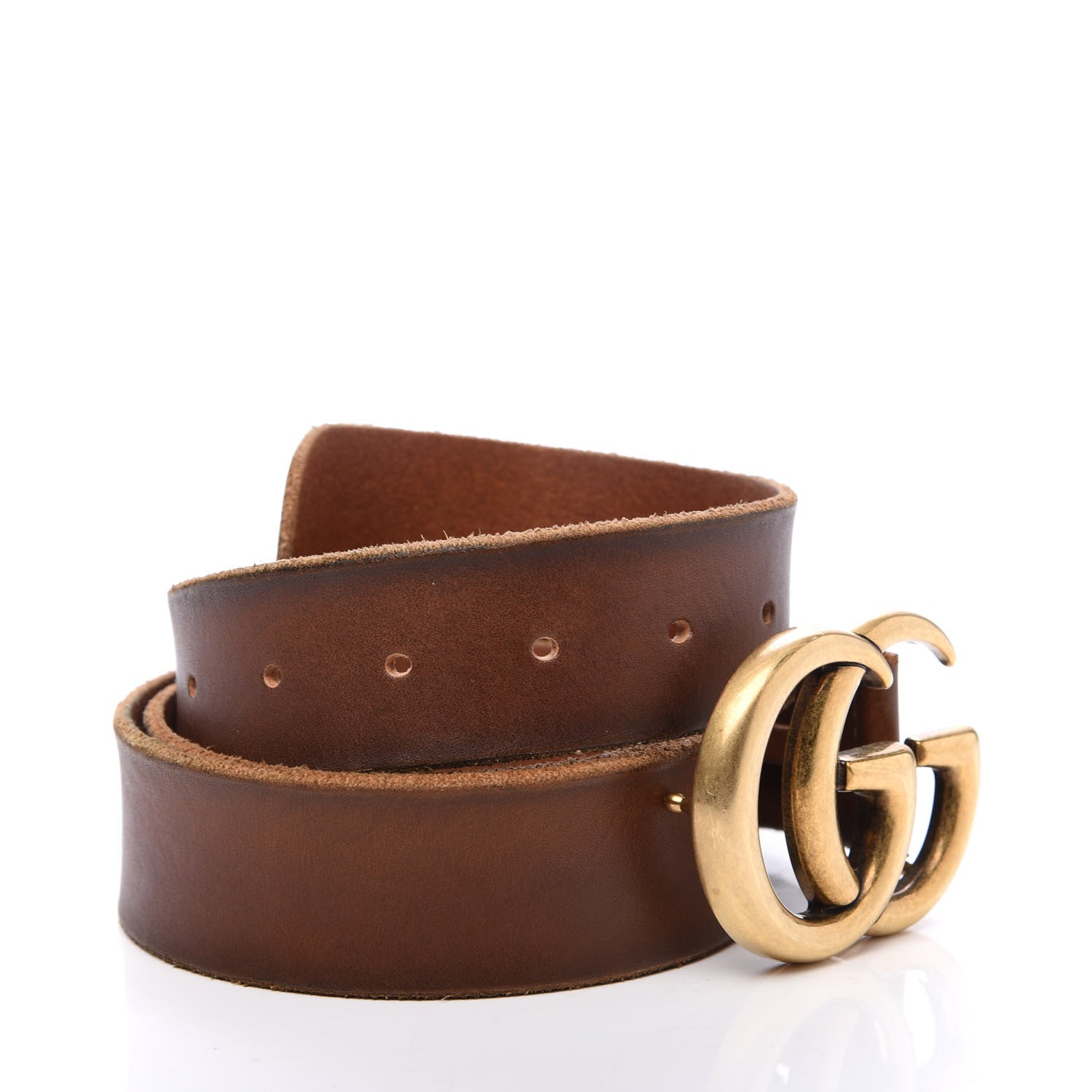 Gucci Faded Calfskin Double G 40mm Belt 105 42 Cuir 3 of 7