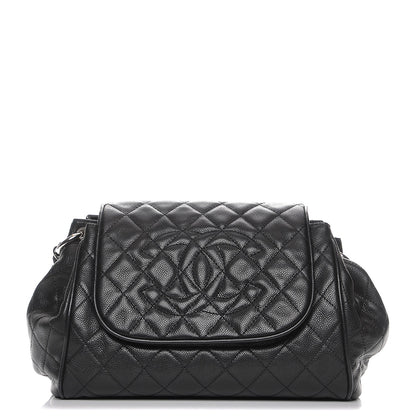 Chanel Caviar Quilted Timeless Accordion Flap Black 1 of 7